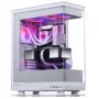 Caja de PC PHANTEKS Evolv X2 Matrix, torre Midi, E-ATX, cristal templado, Matrix LED – blanca