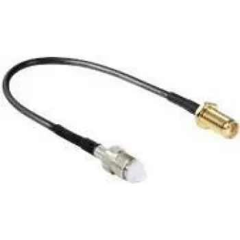 Cable coaxial DeLOCK 88586 0,2 m negro