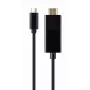 Gembird A-CM-HDMIM-02 cable USB-C a HDMI, 2 m, 4K 60 Hz, negro