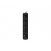 Regleta de enchufes Lanberg PS0-05E-0150-BK 1,5 m 5 salidas AC para interior negra