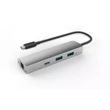Adaptador USB 3.1 a 2 puertos USB 3.0 + 1 puerto USB 3.1 con Gigabit Ethernet