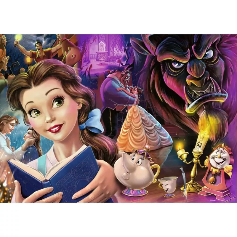 Puzzle Disney Princess Collector's Edition - Bella, la princesa Disney (1000 piezas)