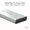 Batería portátil Green Cell BPLGC20P 20800 mAh litio-ion, USB-C PD 65W, 2x USB-C + 1x USB-A, carcasa de aluminio