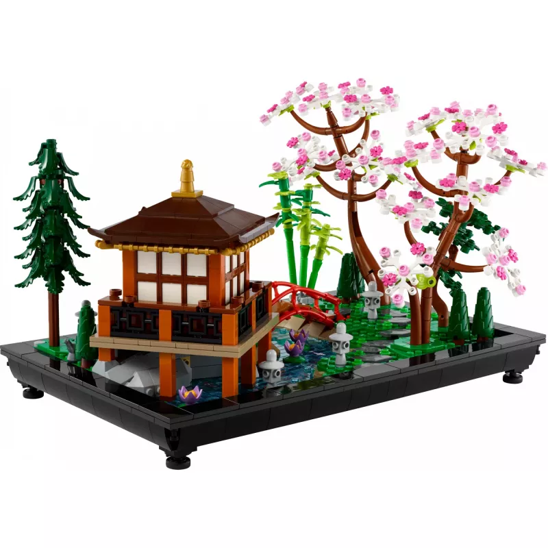 LEGO Set de construcción ICONS 10315 Jardín zen, 1363 piezas, 18+, medidas 210×320×200 mm, peso 4,19 kg