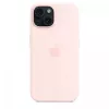 Funda de silicona con MagSafe para iPhone 15 - Rosa claro