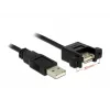 Cable USB DeLOCK 1m 2xUSB2.0-A
