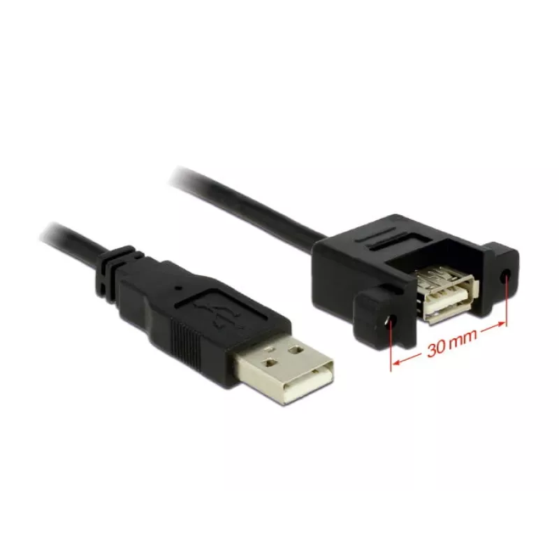 Cable USB DeLOCK 1m 2xUSB2.0-A