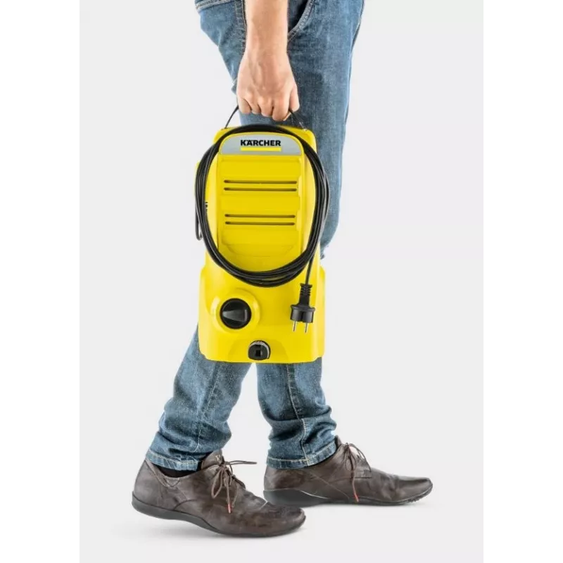 KARCHER K 2 Classic Hidrolimpiadora para coche – 1.673-574.0, Negro, Amarillo