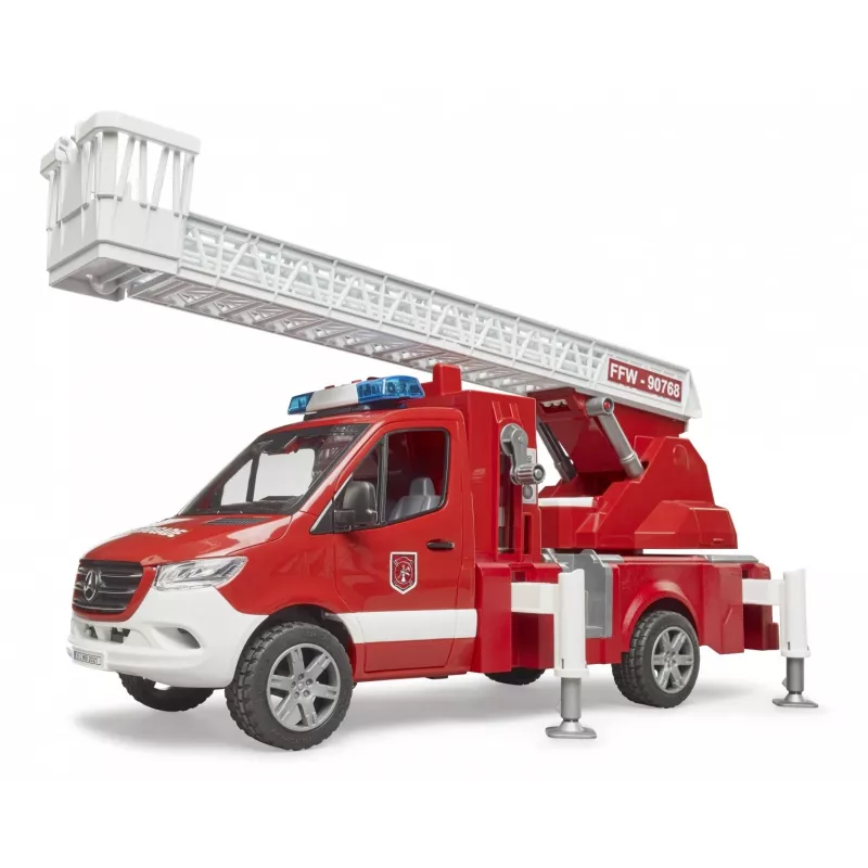 Camión de bomberos BRUDER 02673 rojo blanco plástico ABS 4 años