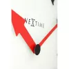 Reloj de pared NeXtime 8151 Boy, Ø43 cm, blanco/azul/negro/rojo
