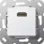 GIRA adaptador HDMI blanco puro 566903 (566903)