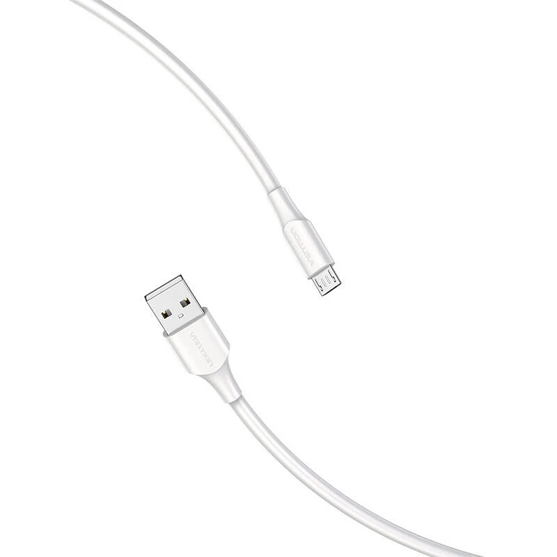 Cable USB2.0 a MICRO-B/1M blanco Ctiwf Vention
