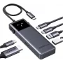 Ugreen Uno - hub - 6 en 1 USB-C – 1 x HDMI + 2 x USB-C 3.2 Gen 2 + 2 x USB-A 3.2 Gen 2 + 1 x USB-C (alimentación) (35998)