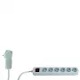 Alargador eléctrico REV 0012626114 2 m 6 tomas AC interior Blanco