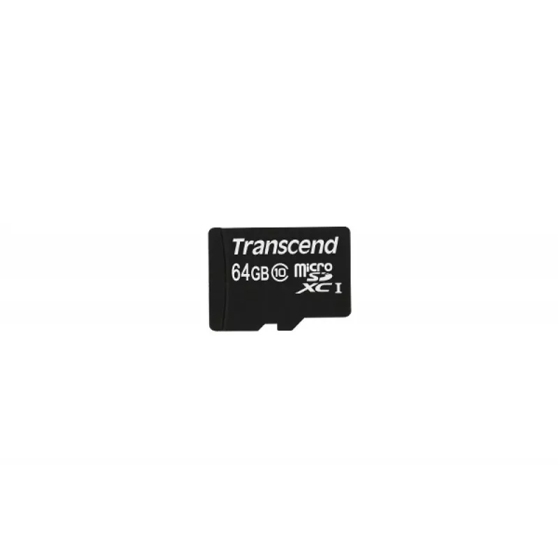 Memoria flash Transcend 64GB MicroSDXC Class 10 con adaptador