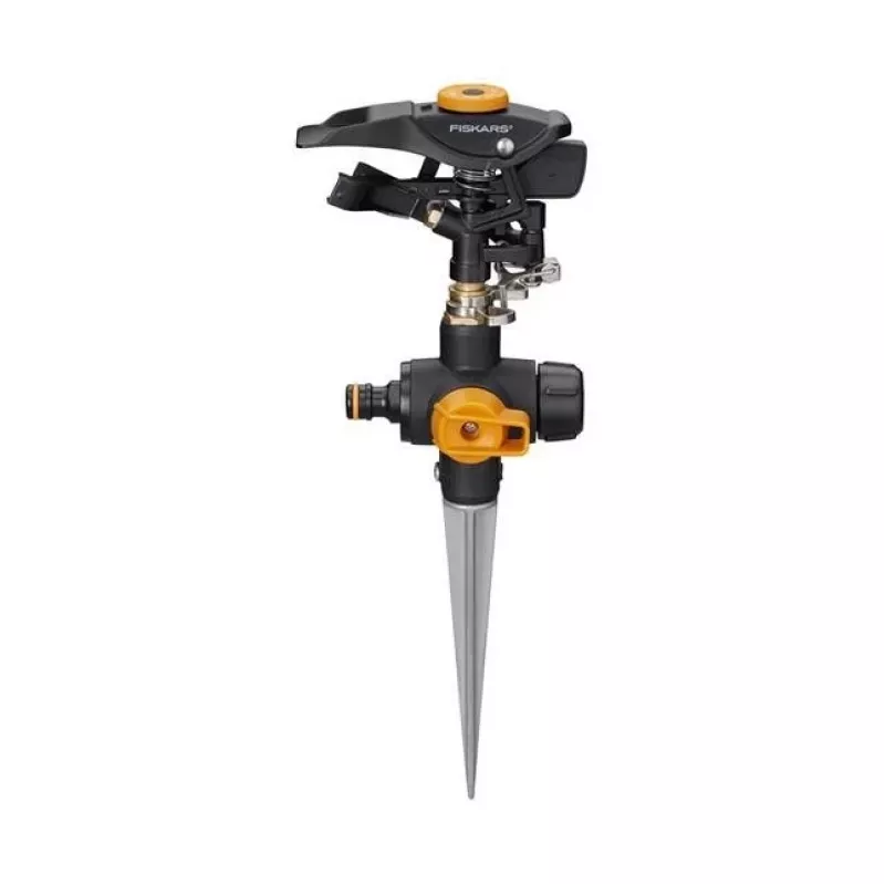 Fiskars aspersor pulsante ON/OFF omnidireccional sobre pica