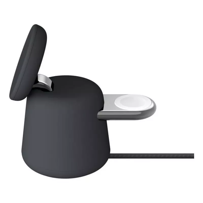 Cargador inalámbrico Belkin WIZ027VFH36 2 en 1 magnético Qi2 15W para iPhone y Apple Watch
