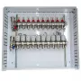 Colector de suelo radiante, 10 circuitos, con actuadores termostáticos NC AC230V y caudalímetros