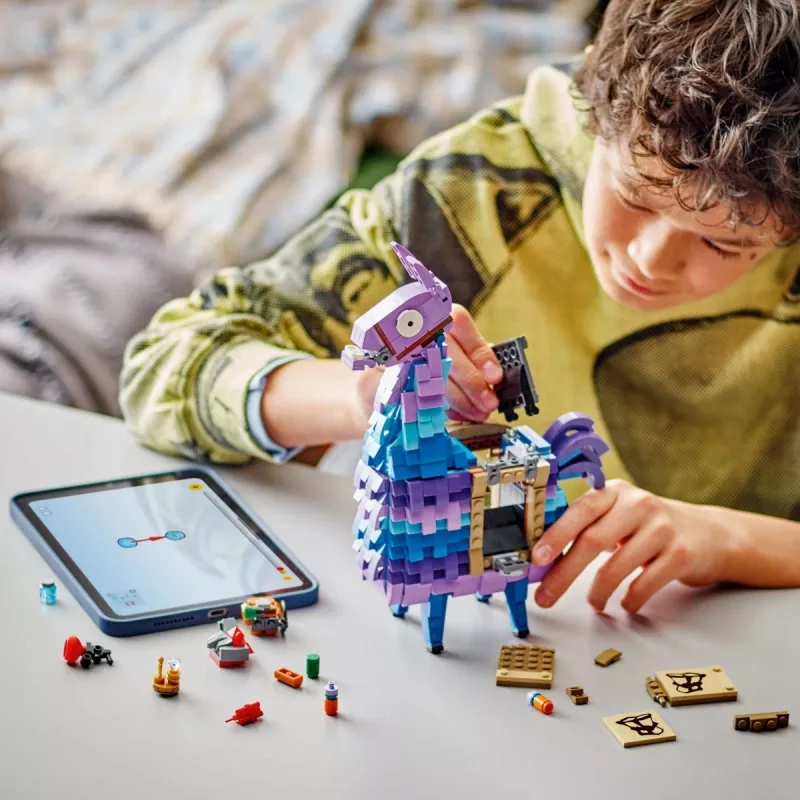 Juguete de almacenamiento LEGO 77071 Fortnite Lama Juguete de construcción – Unidad de almacenamiento y exposición LEGO