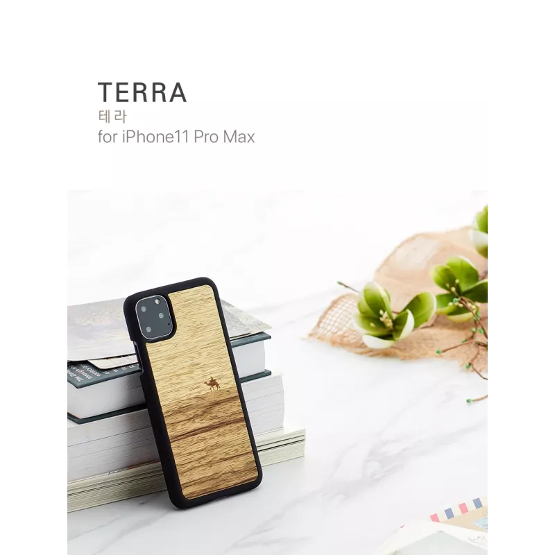 Funda para smartphone man and wood para iPhone 11 Pro Max — terra negro