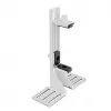 Soporte de GPU SilverStone GB01 blanco SST-GB01W regulable en altura para soporte de tarjetas gráficas