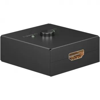 Conmutador HDMI Goobay 58485 1 entrada 1 salida 52mm x 49.5mm x 22.5mm