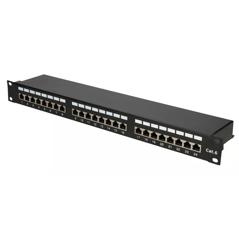 Extralink CAT6 STP V2 | patch panel | 24 puertos