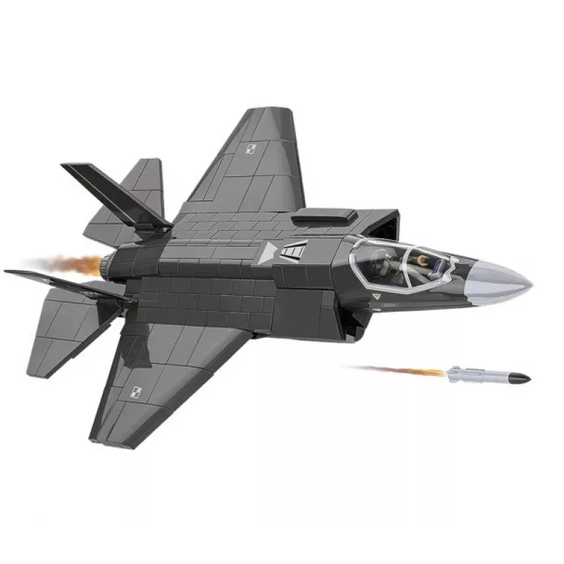 Set de construcción Cobi F-35A Lightning II — 605 piezas, modelo a escala