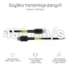 Green Cell PowerStream KABGC07 cable USB-C a Lightning, 1 m, PD, Apple MFi, negro