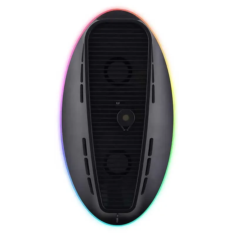 Soporte refrigerador SUBSONIC SA5656 para PS5 y PS5 Slim con iluminación LED, refrigeración multiventilador, alimentación USB