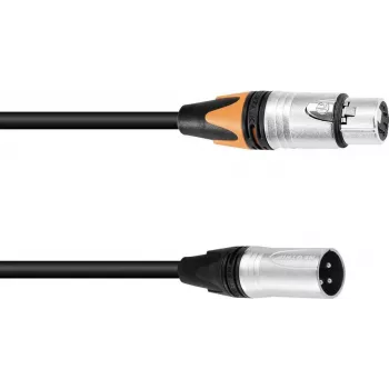 Cable adaptador PSSO DMX XLR de 3 pines a 5 pines, 0,3 m de longitud