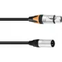 Cable adaptador PSSO DMX XLR de 3 pines a 5 pines, 0,3 m de longitud