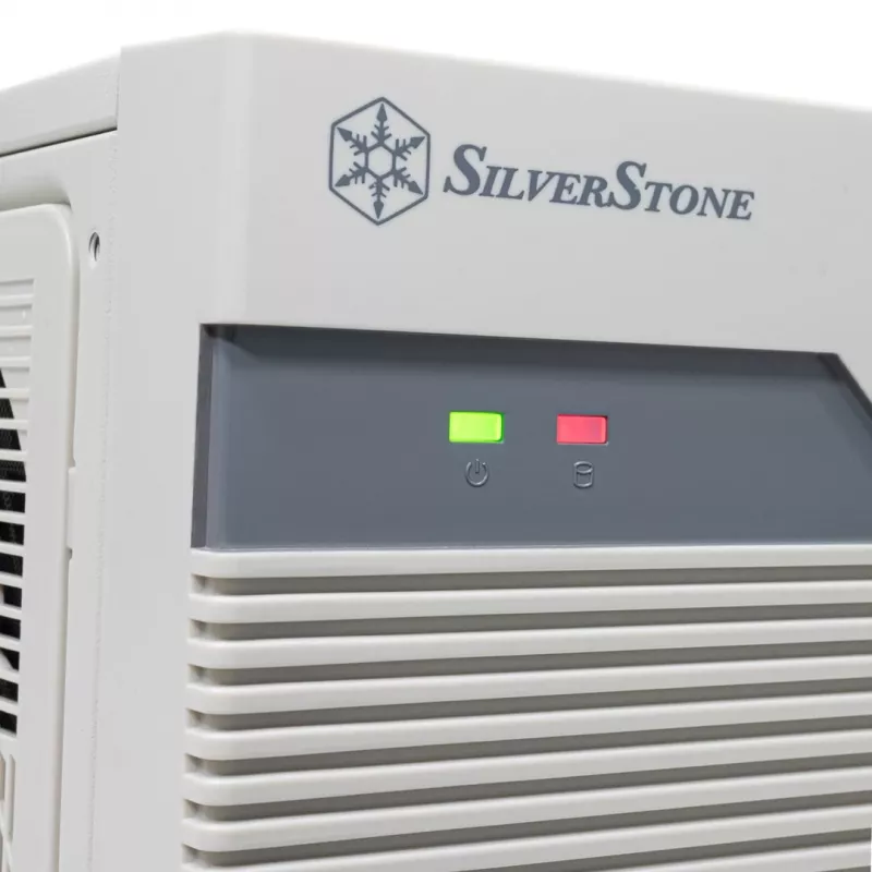 Silverstone SST-FLP01W Caja de ordenador HTPC Blanca