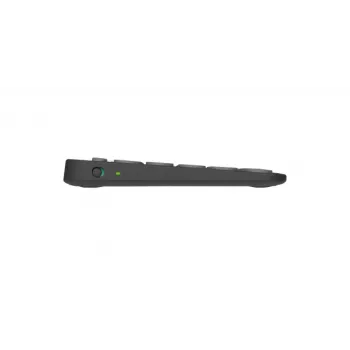 Logitech Pebble Keys 2 K380s – Teclado – inalámbrico – Bluetooth LE – QWERTY – Nórdico (danés/finés/noruego/sueco) – Tonal Graphite (920-011879)