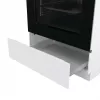 Cocina de gas independiente Gorenje GG6A10WFFM, blanca, encimera de 4 fuegos, horno de gas de 72 L, mandos frontales