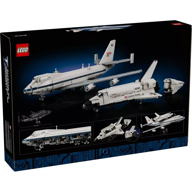 LEGO Icons 10360 Shuttle Carrier Aircraft set de construcción, 2417 piezas