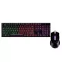 ART AK-50 kit USB de teclado retroiluminado y ratón iluminado, negro