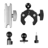 Soporte para moto PULUZ para cámaras de acción (DJI, GoPro, Insta360) (negro)