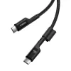 Cable de carga rápida USB-C a USB-C Baseus Fish-Eye 1 m 100 W negro