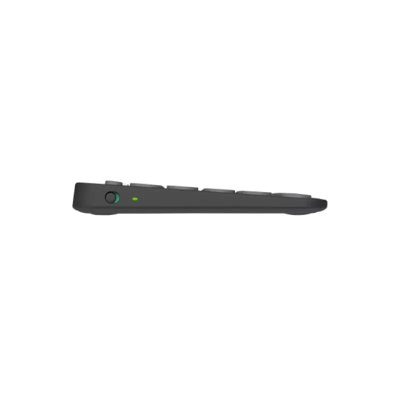 Logitech Pebble Keys 2 K380s – Teclado – inalámbrico – Bluetooth LE – QWERTY – Nórdico (danés/finés/noruego/sueco) – Tonal Graphite (920-011879)