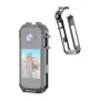 Carcasa protectora metálica Puluz para Insta360 X4 Air (gris)