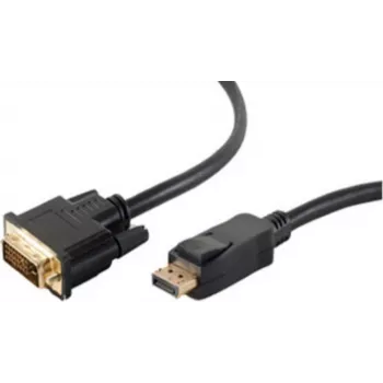 Adaptador de cable de vídeo ShiverPeaks BS77493-1 3m DisplayPort DVI negro