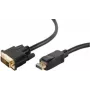 Adaptador de cable de vídeo ShiverPeaks BS77493-1 3m DisplayPort DVI negro