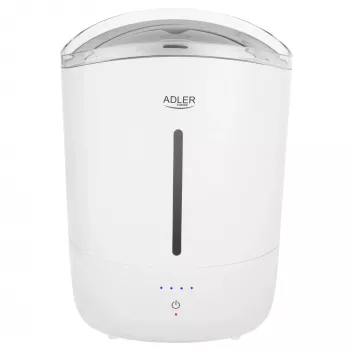 Adler Humidificador | AD 7971 | 30 W | Capacidad del depósito de agua 5 L | Ultrasónico | Potencia de humidificación 100-250 ml/h | Blanco