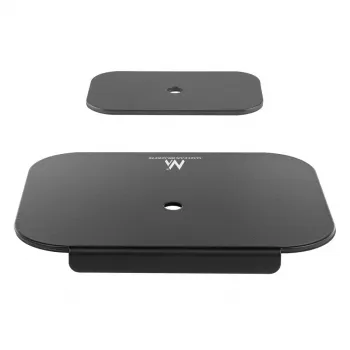 Maclean MC-929 placa de refuerzo de sobremesa para soportes de monitor de escritorio, negro