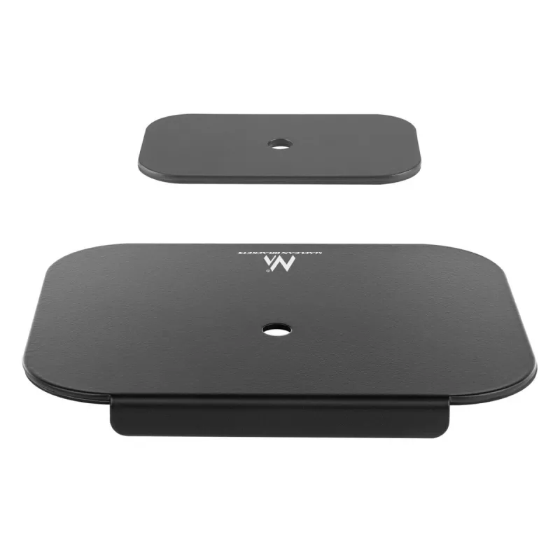 Maclean MC-929 placa de refuerzo de sobremesa para soportes de monitor de escritorio, negro