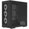 Caja de PC AEROCOOL D520A torre Midi ATX cristal templado RGB — negra