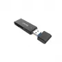 Lector de tarjetas Unitek Y-9327A USB 3.2 Gen 1 Type-A — MicroSD/SD, 2 ranuras, 5000 Mbit/s, negro