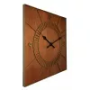 Reloj de pared NeXtime 3112br Wood Square, 50x50 cm, pared, marrón