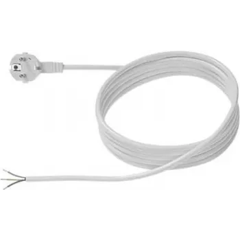 Cable de alimentación Bachmann 305.276 blanco 5 m